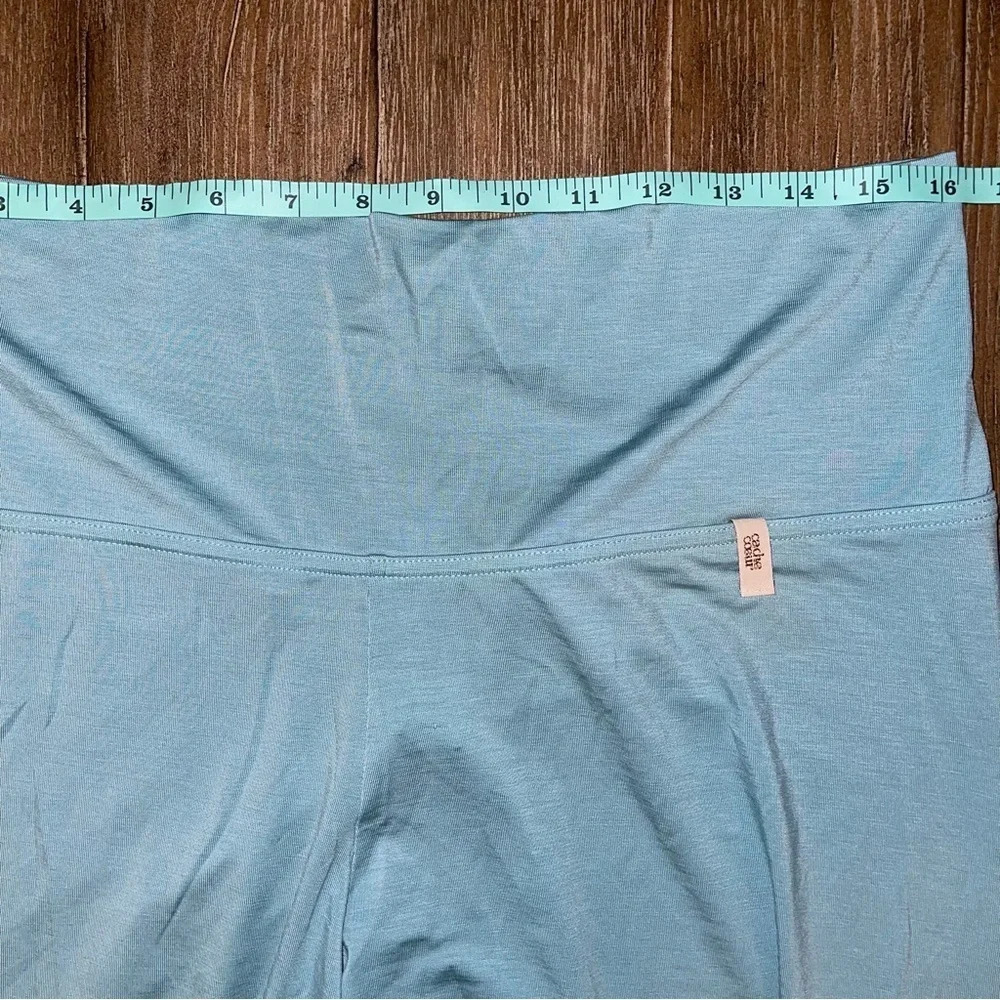 NEW! Cache Coeur oeko-tex Costal boho Cropped Wide Leg lyocell Stretchy Pants L - Picture 8 of 12